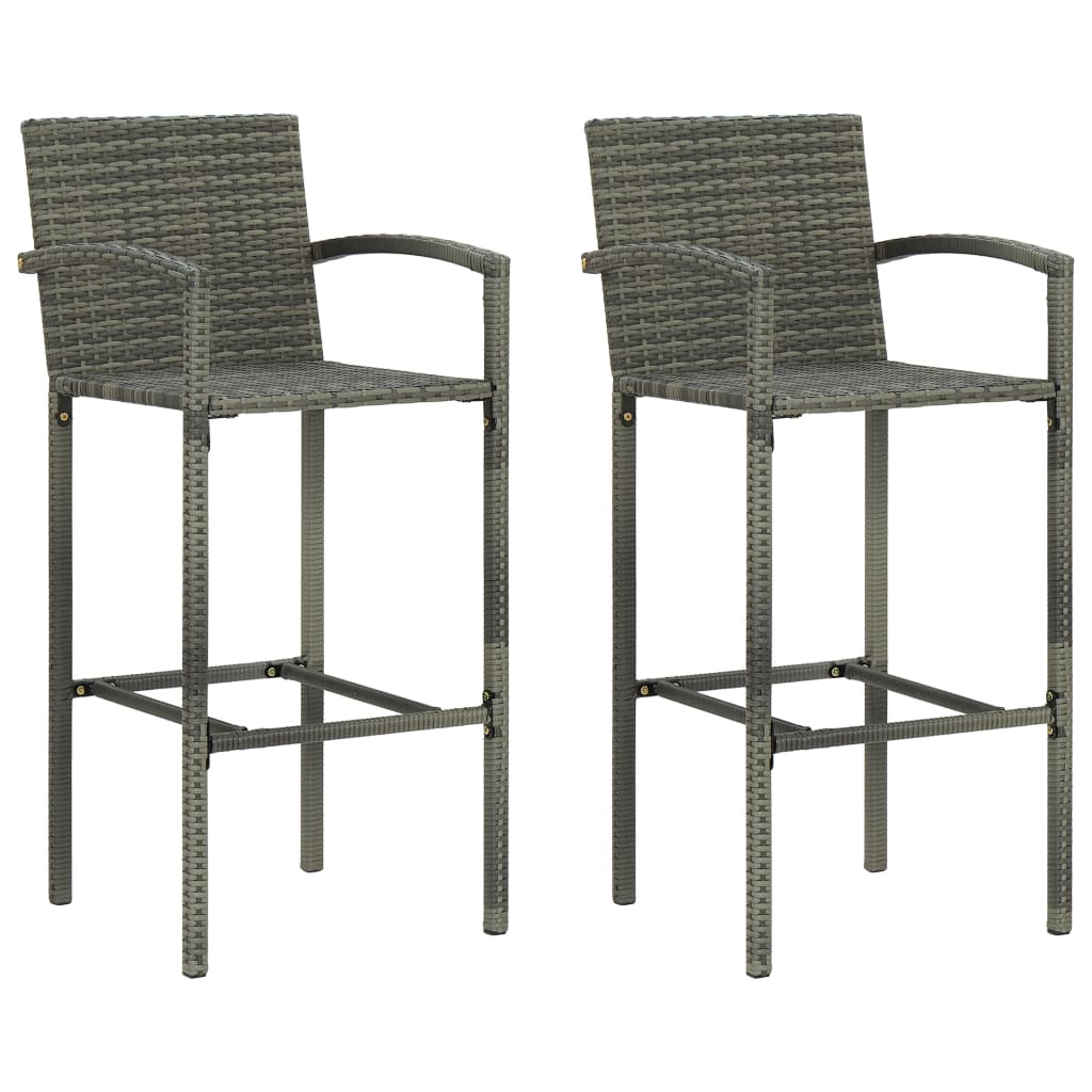 vidaXL Patio Bar Set Bar Table and Stools Patio Furniture Set Conversation Set-8