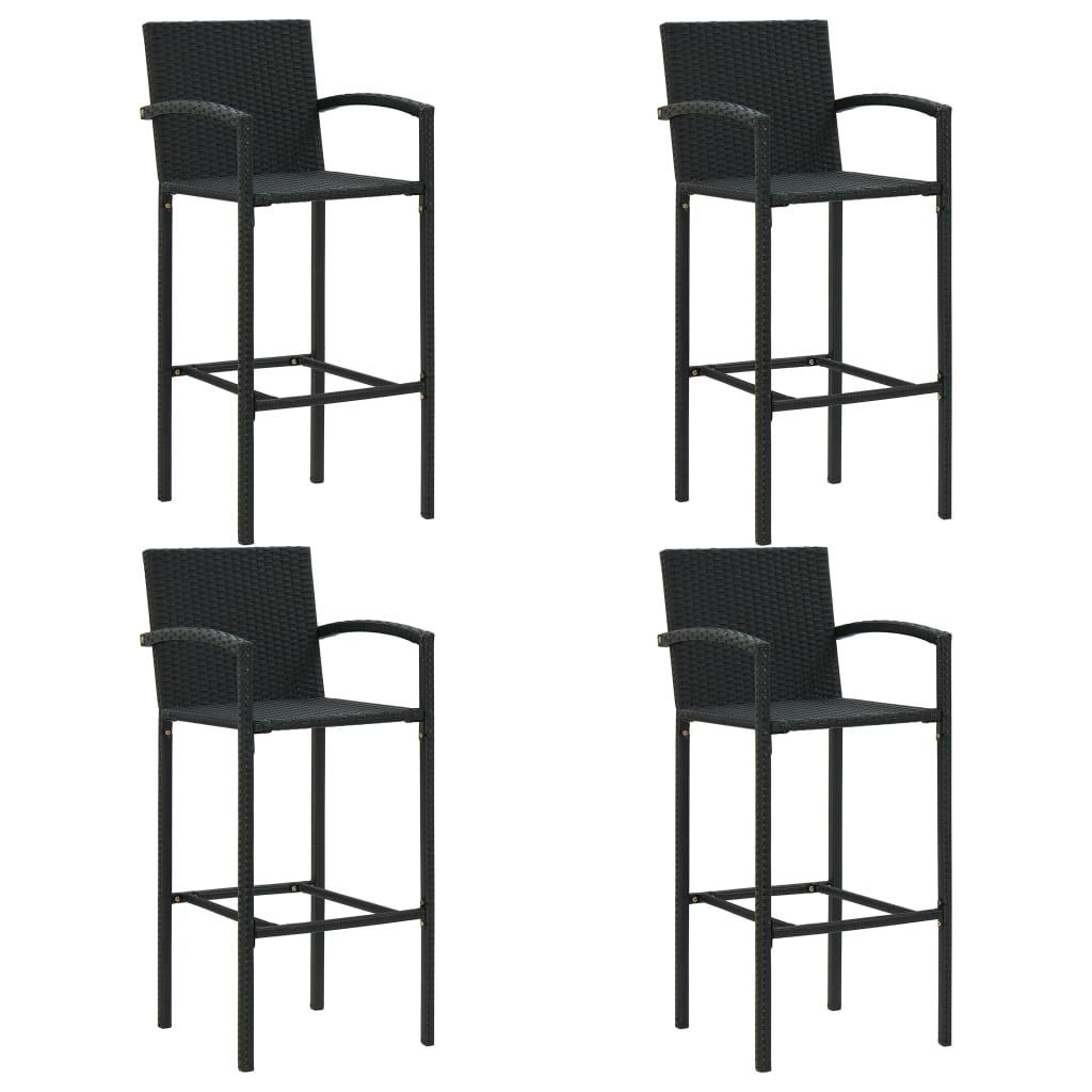 vidaXL Patio Bar Set Bar Table and Stools Patio Furniture Set Conversation Set-19