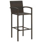 vidaXL Patio Bar Set Bar Table and Stools Patio Furniture Set Conversation Set-45
