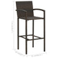 vidaXL Patio Bar Set Bar Table and Stools Patio Furniture Set Conversation Set-15