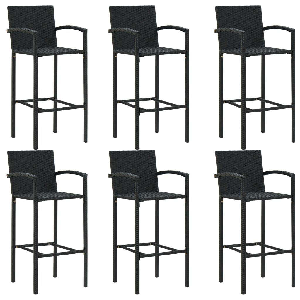 vidaXL Patio Bar Set Bar Table and Stools Patio Furniture Set Conversation Set-27