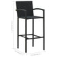 vidaXL Patio Bar Set Bar Table and Stools Patio Furniture Set Conversation Set-42