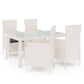 vidaXL Patio Dining Set Patio Table and Rattan Chair Outdoor Furniture Set-33