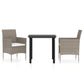 vidaXL Patio Dining Set Outdoor Dining Set Table and Chair Set for Garden-6