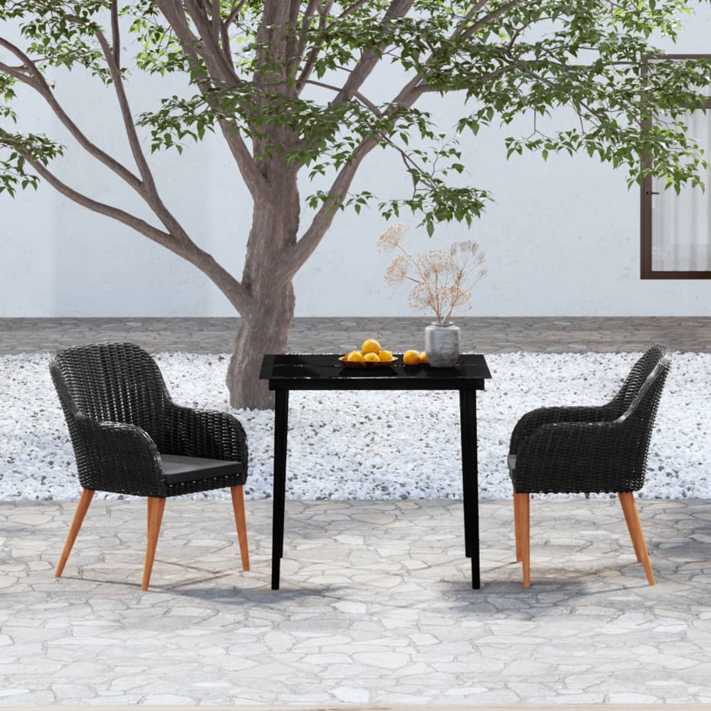 vidaXL Patio Dining Set Outdoor Dining Set Table and Chair Set for Garden-10