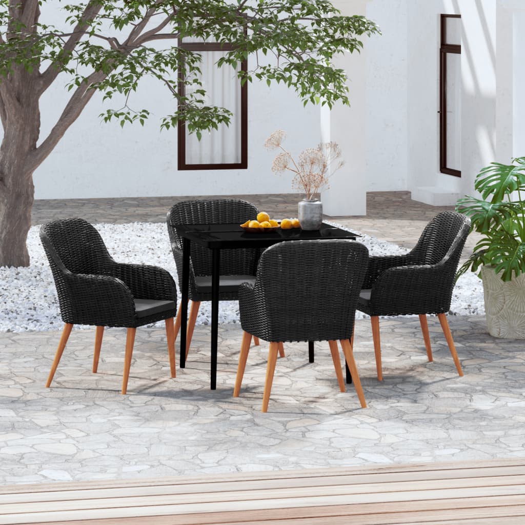 vidaXL Patio Dining Set Outdoor Dining Set Table and Chair Set for Garden-29