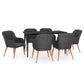 vidaXL Patio Dining Set Outdoor Dining Set Table and Chair Set for Garden-5