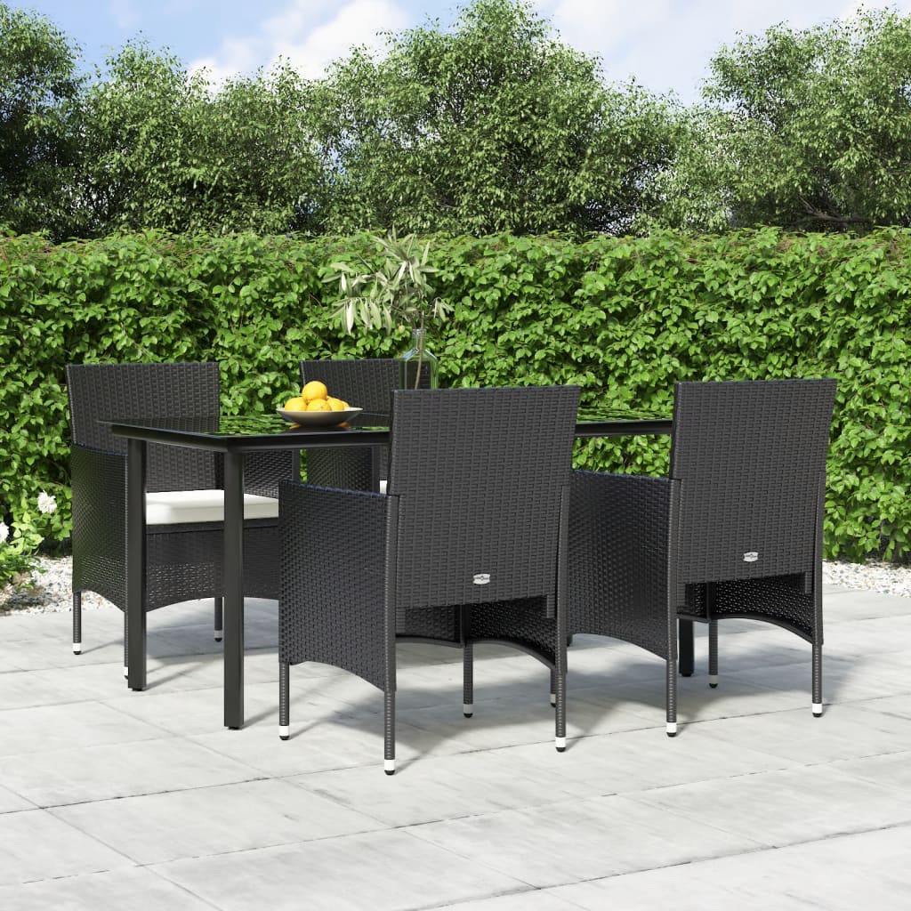 vidaXL Patio Dining Set Outdoor Dining Set Table and Chair Set for Garden-5