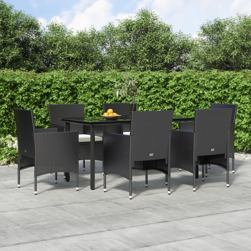 vidaXL Patio Dining Set Outdoor Dining Set Table and Chair Set for Garden-28