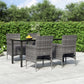 vidaXL Patio Dining Set Outdoor Dining Set Table and Chair Set for Garden-17
