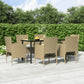 vidaXL Patio Dining Set Outdoor Dining Set Table and Chair Set for Garden-49