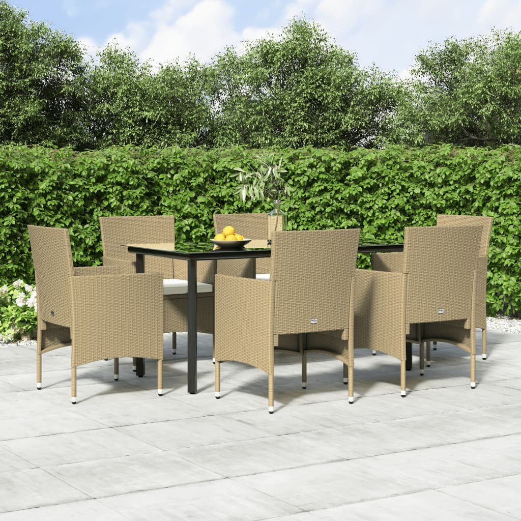 vidaXL Patio Dining Set Outdoor Dining Set Table and Chair Set for Garden-49