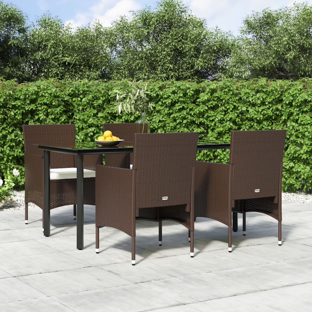 vidaXL Patio Dining Set Outdoor Dining Set Table and Chair Set for Garden-39