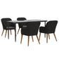 vidaXL Patio Dining Set Outdoor Dining Set Table and Chair Set for Garden-24