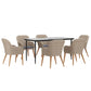 vidaXL Patio Dining Set Outdoor Dining Set Table and Chair Set for Garden-18
