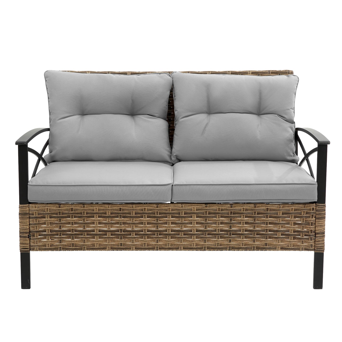 4 Piece Rattan Wicker Patio Set-2