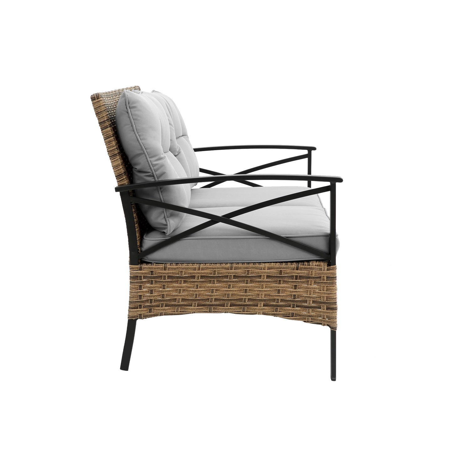 4 Piece Rattan Wicker Patio Set-4