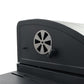 vidaXL Charcoal-Fueled BBQ Grill with Bottom Shelf Black-10
