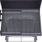 vidaXL Charcoal BBQ Grill Smoker with Bottom Shelf Black-5