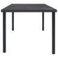 vidaXL Patio Dining Set Outdoor Table and Chair Patio Conversation Set Steel-7