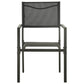 vidaXL Patio Dining Set Outdoor Table and Chair Patio Conversation Set Steel-13