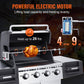 VEVOR Universal Grill Rotisserie Kit for Grills, Electric BBQ Grill with 110V 9W Motor, Stainless Steel Automatic Grilling Kit, Heavy Duty 32"/39" Hexagon Spit Rod, 26 lbs Capacity Grill Attachment-1