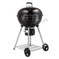 VEVOR 22" Kettle Charcoal Grill, Premium Kettle Grill with Wheels Grate and Cover, Porcelain-Enameled Lid and Firebowl with Slide Out Ash Catcher Thermometer for BBQ, Camping, Picnic, Patio and Backyard-8